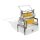 Entdecklungsmaschine für Honigwaben verschiedenen Wabenmaße