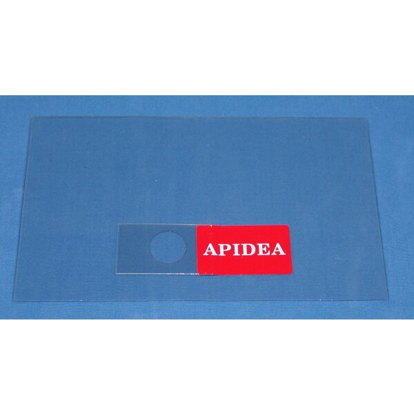 Transparent lid for Apidea mating box ( red ) with flap