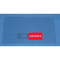 Transparent lid for Apidea mating box ( red ) with flap