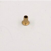 Framing - eyelets brass plated 250 pieces hole 3mm x 5mm long