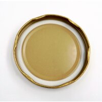Twist Off Deckel TO82 Gold mit Wabe für 500g Honigglas