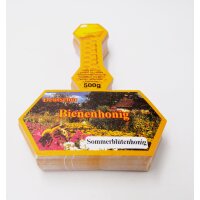 Steg-Etiketten für Sommerblütenhonig 500g