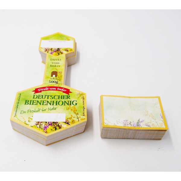 self-adhesive labels "flower meadow" honeycomb 500g