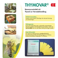 Thymovar Streifen zur Varroa Sommerbehandlung
